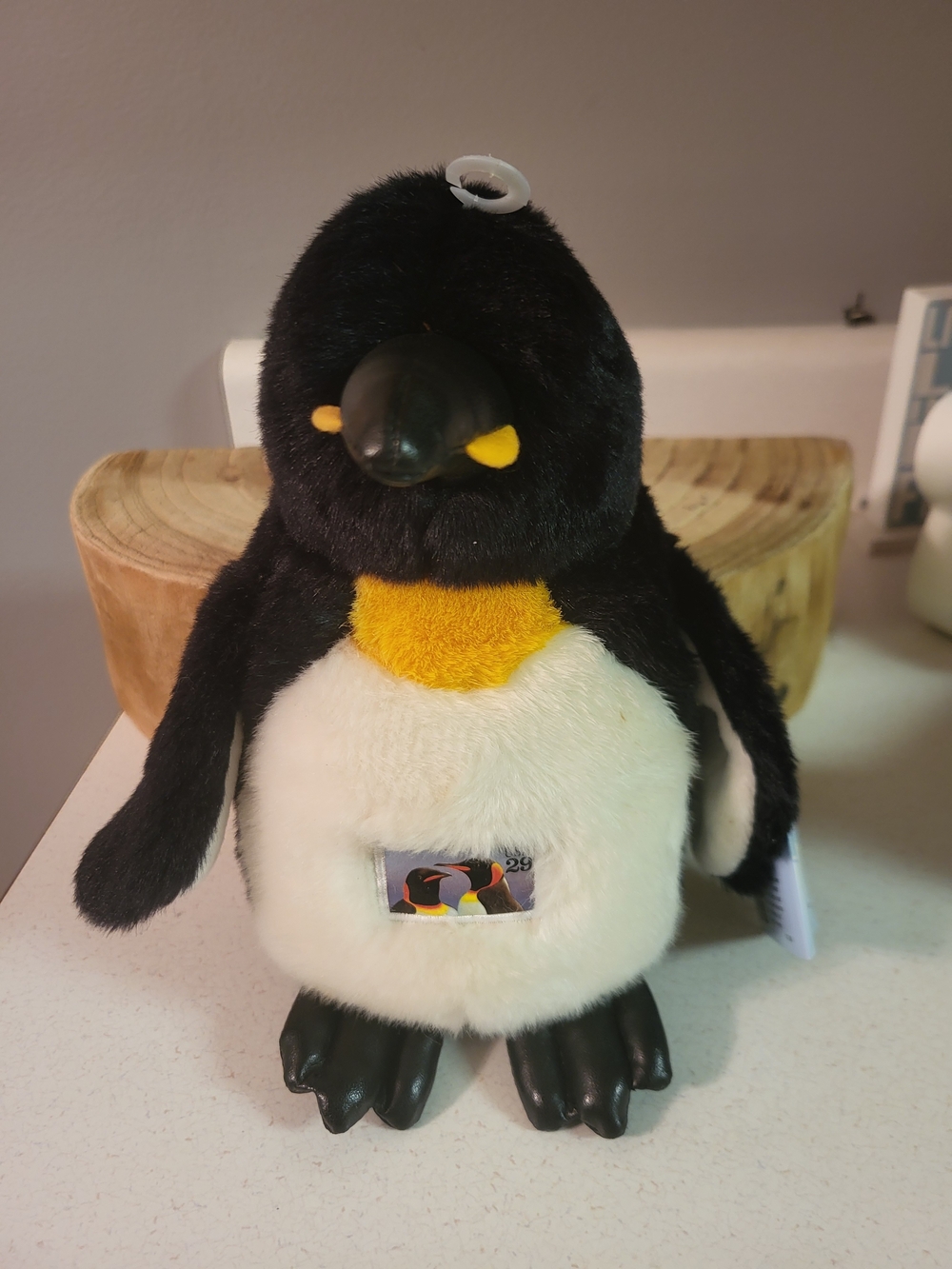 Collectible 2005 King Penguin Plush Stuffed Toy 2005 US Postal Service With Tag